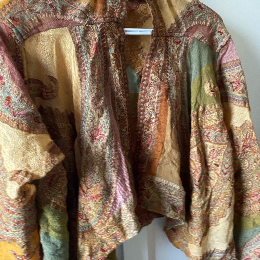 Linen boho jacket - Picture 2 of 3